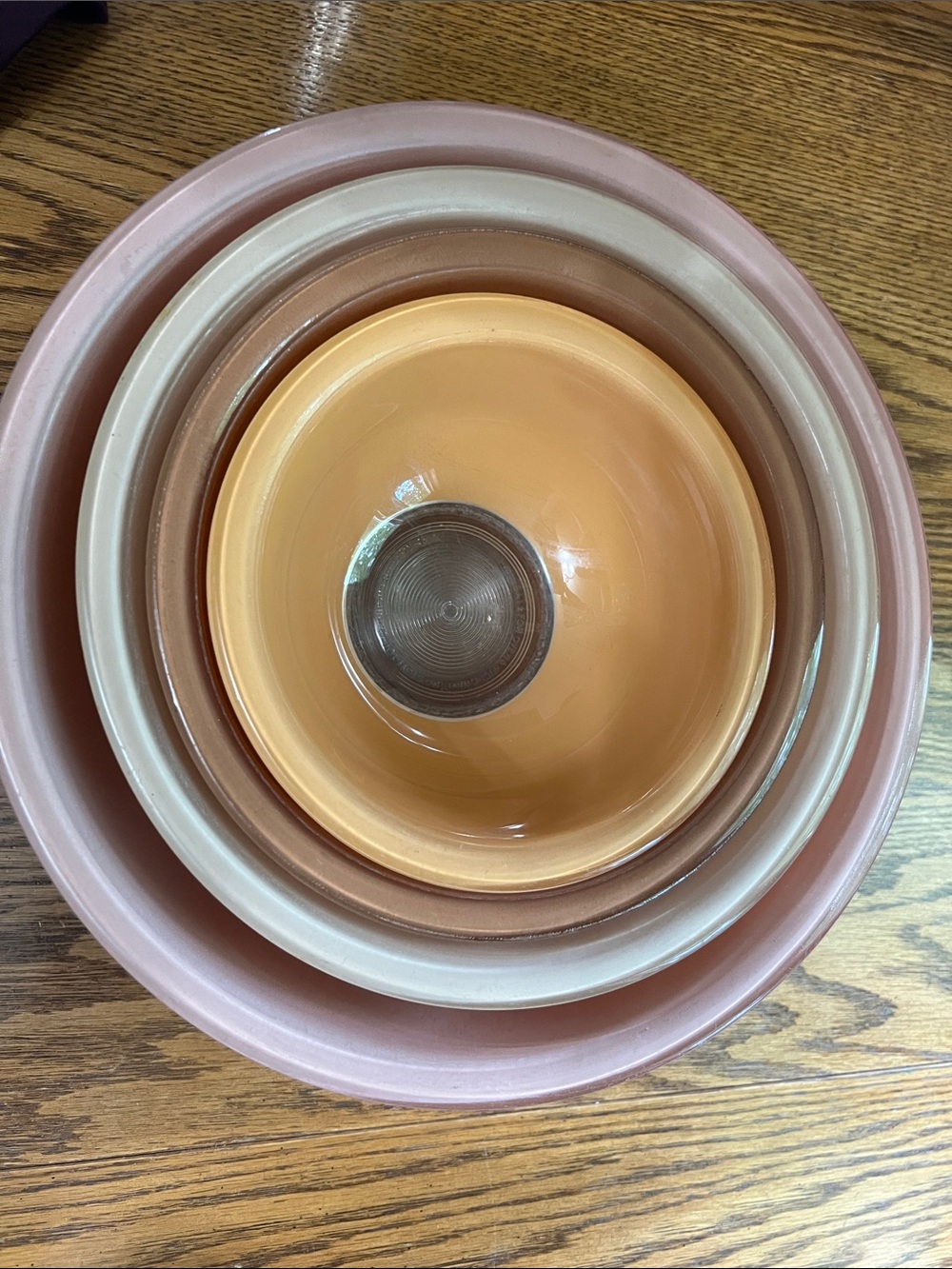 Pyrex Autumn rainbow Mixing Bowl nesting set - Picture 14 of 14